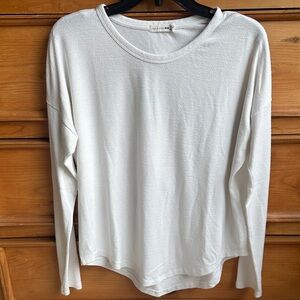 Rag & Bone White Long Sleeve Tee size M/M